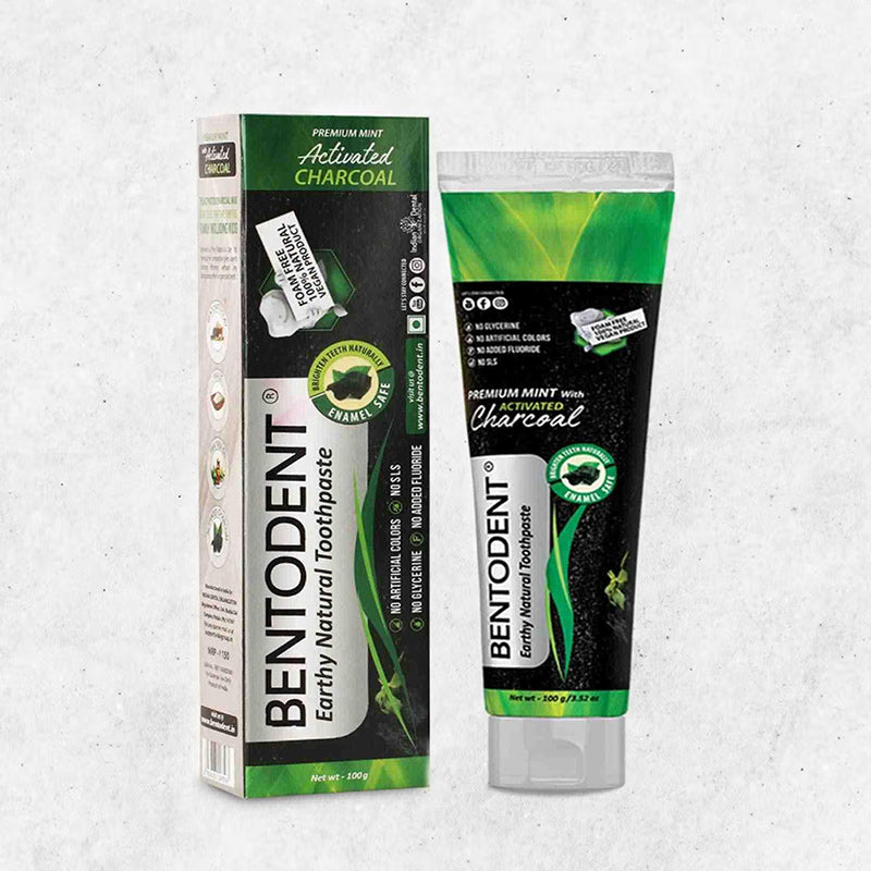 Bentodent charcoal toothpaste