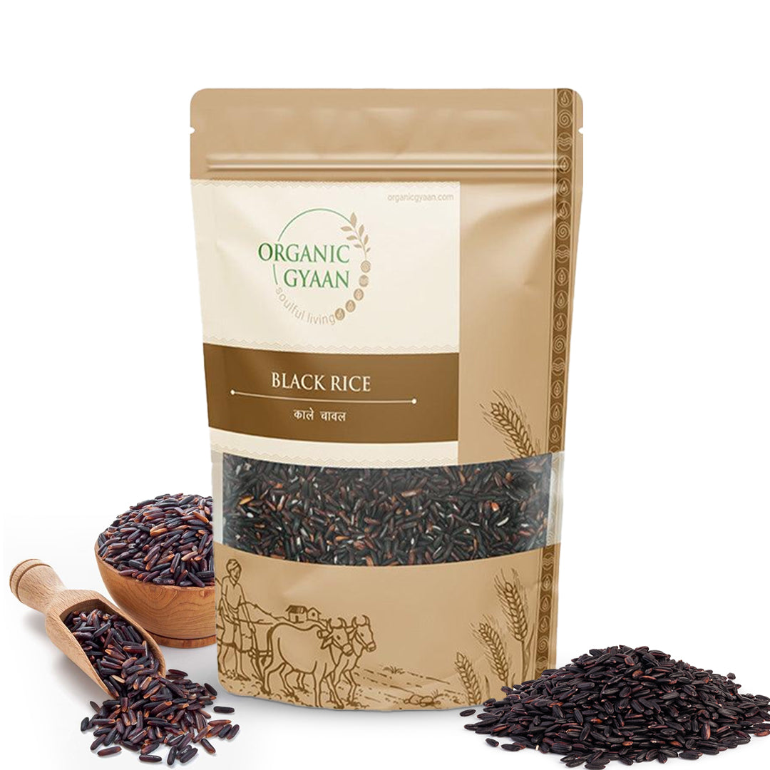 Negra Black Rice Buy Black Rice Online - Premium Quality – Organic Gyaan