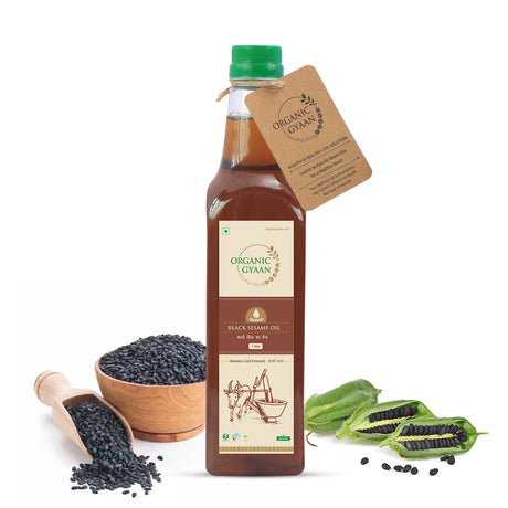 Black Sesame Oil - Wooden Cold Pressed