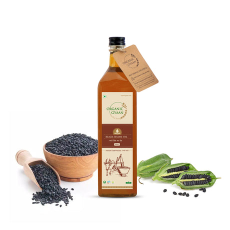 Black Sesame Oil - Wooden Cold Pressed