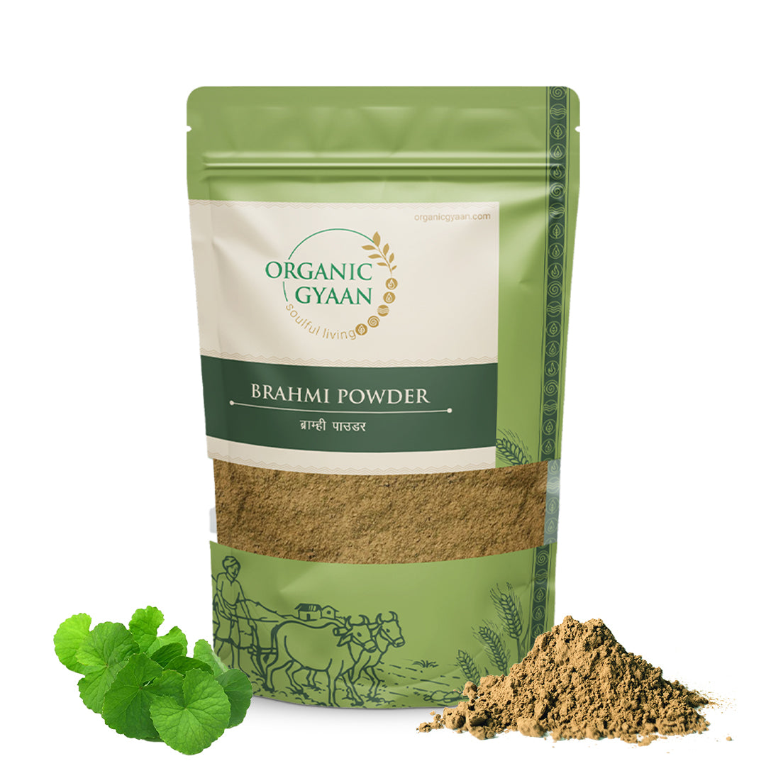 Brahmi Powder Online - Buy Now | Enhance Memory – Organic Gyaan