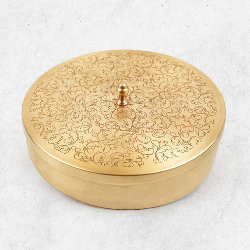 Brass masala box