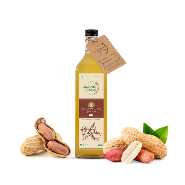 Groundnut Oil - Wooden Cold Pressed
