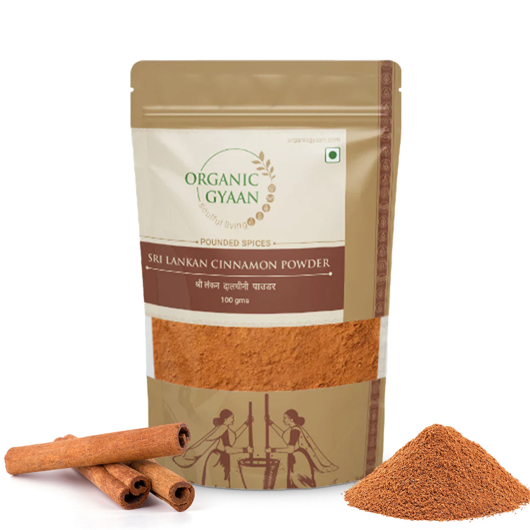 Buy Ceylon Cinnamon Powder – Pure Sri Lankan Spice – Organic Gyaan