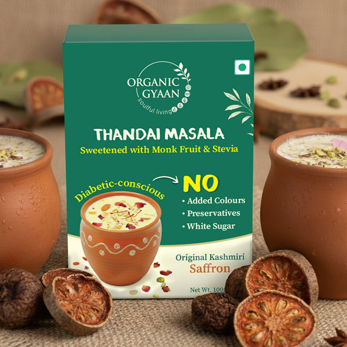 World’s First Diabetic Friendly Monk Fruit Thandai