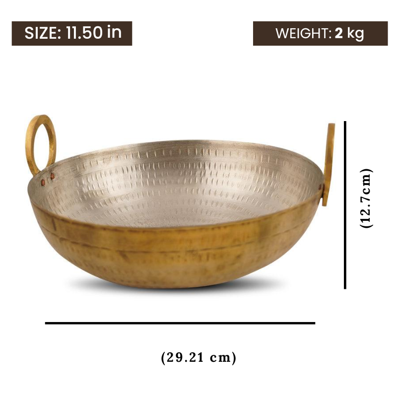 Buy Premium Brass Kadai Online Now