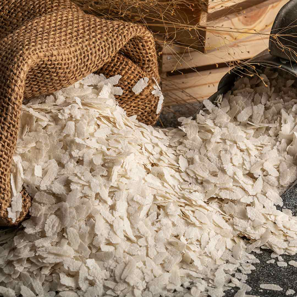 White flattened rice online