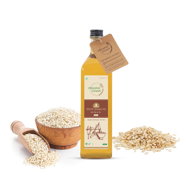 White Sesame Oil - Wooden Cold Pressed