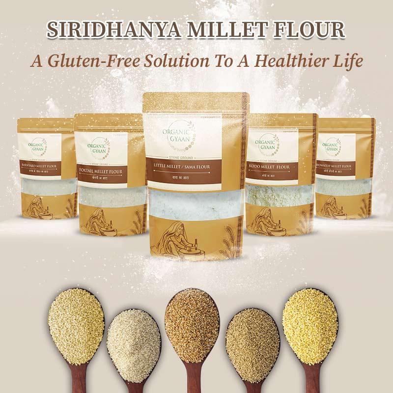 Gluten free siridhanya millet flour