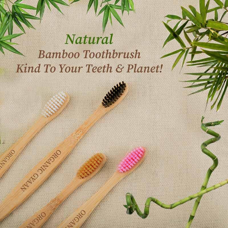 Natural bamboo toothbrush 