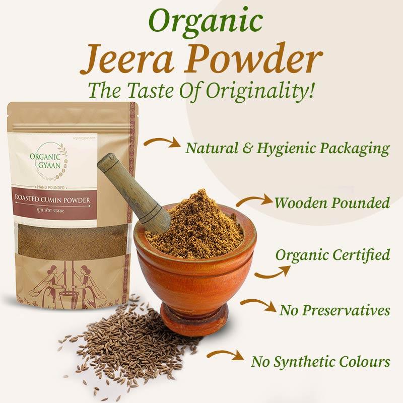 Jeera Powder / Roasted Cumin Powder - Organic Gyaan