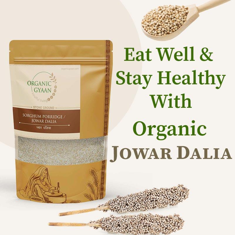 Sorghum Porridge / Jowar Dalia - Organic Gyaan