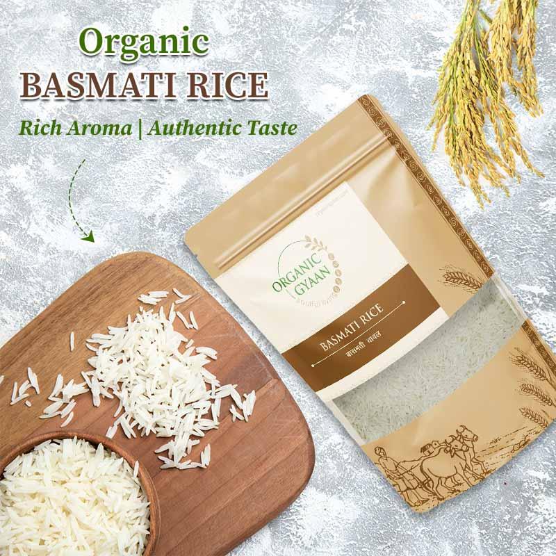 Basmati rice by organic gyaan