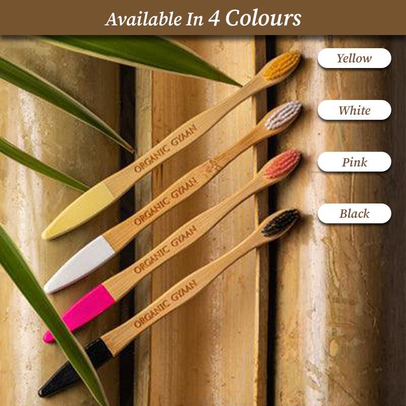 Bamboo toothbrush colors
