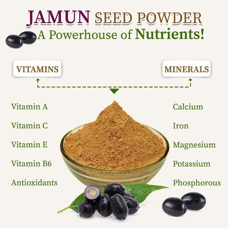 Jamun Seed Powder - Organic Gyaan