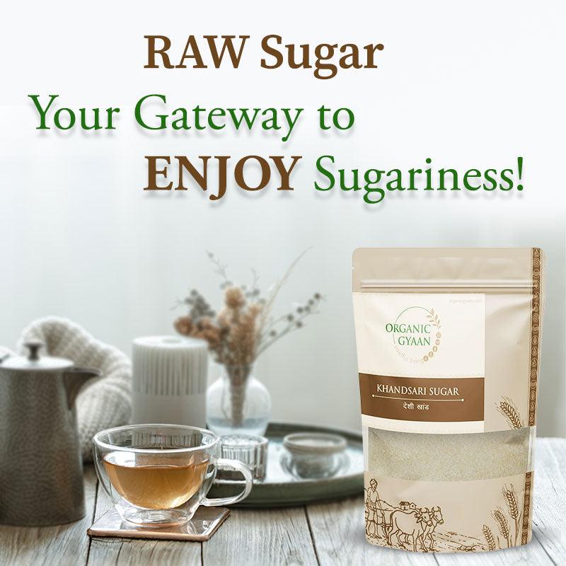 Raw khandsari sugar to enjoy sugariness