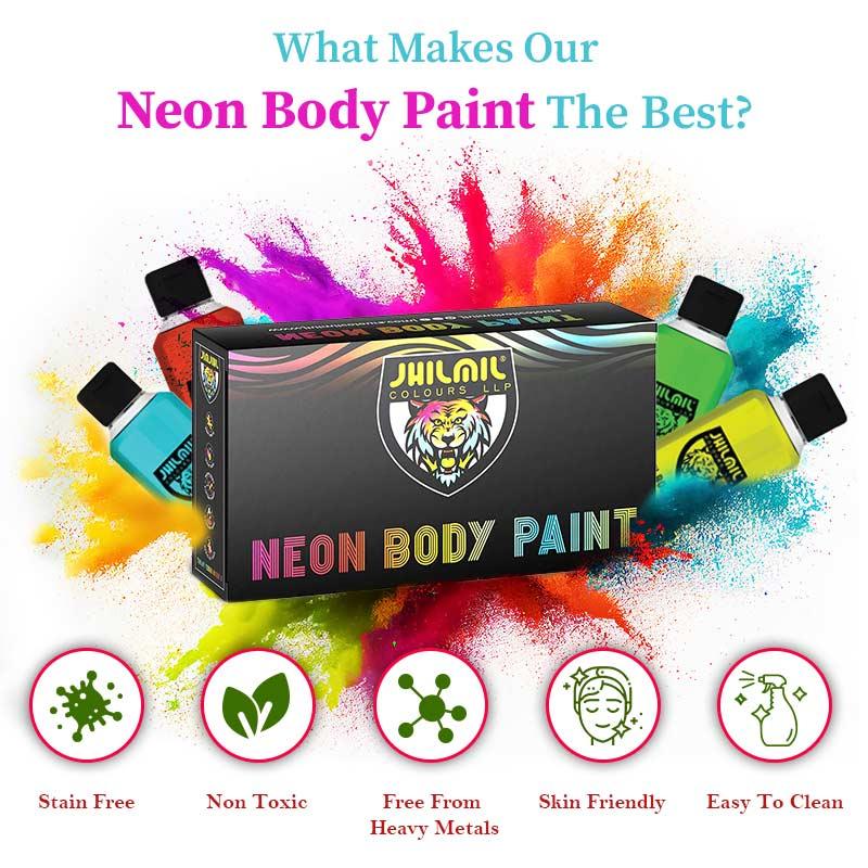 Benefits of Neon body paint colors