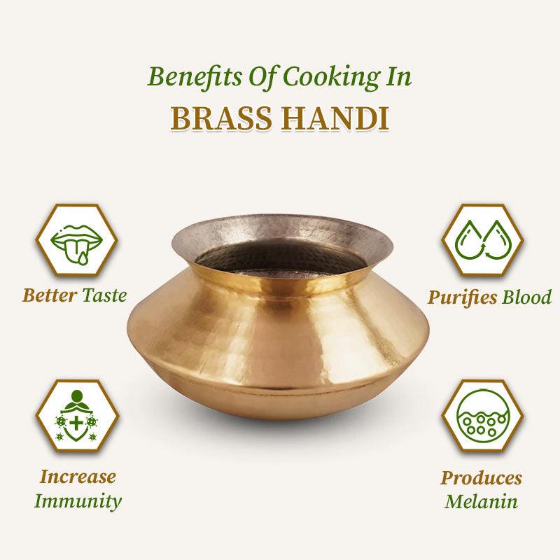 Benefits of cooking in brass handi