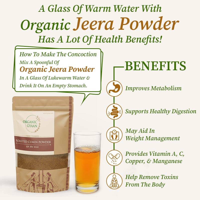 Jeera Powder / Roasted Cumin Powder - Organic Gyaan