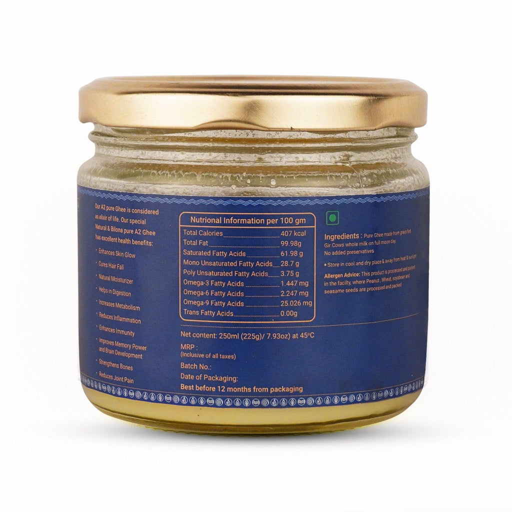 Organic full moon cltured - Desi Ghee