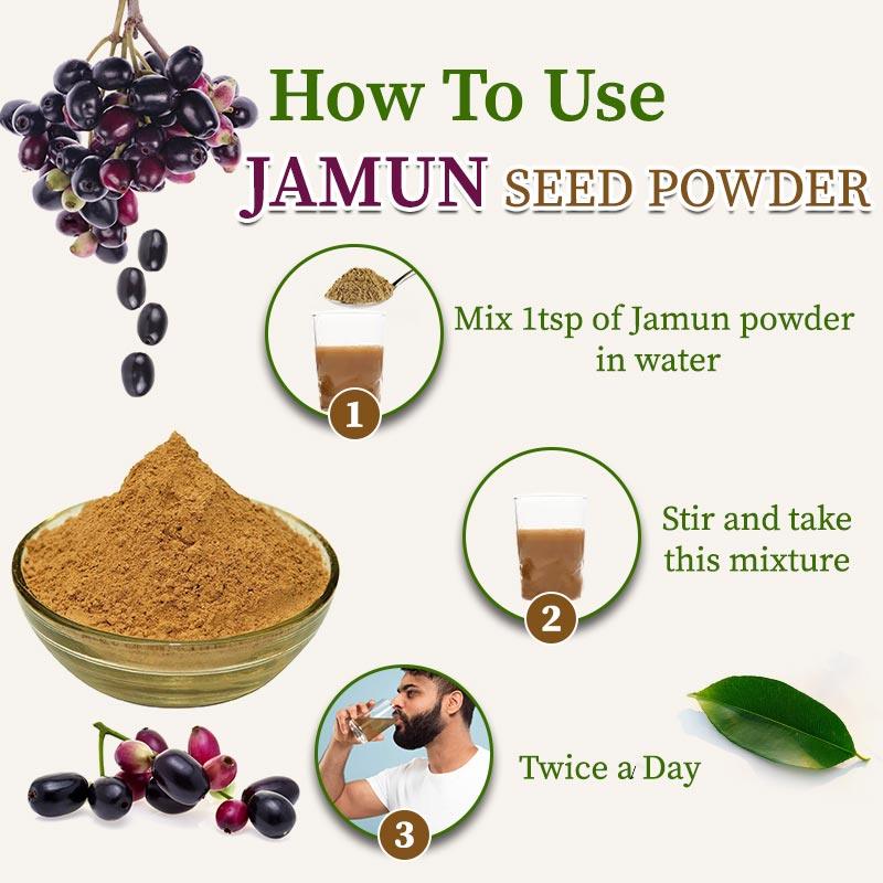 How to use jamun seed powder