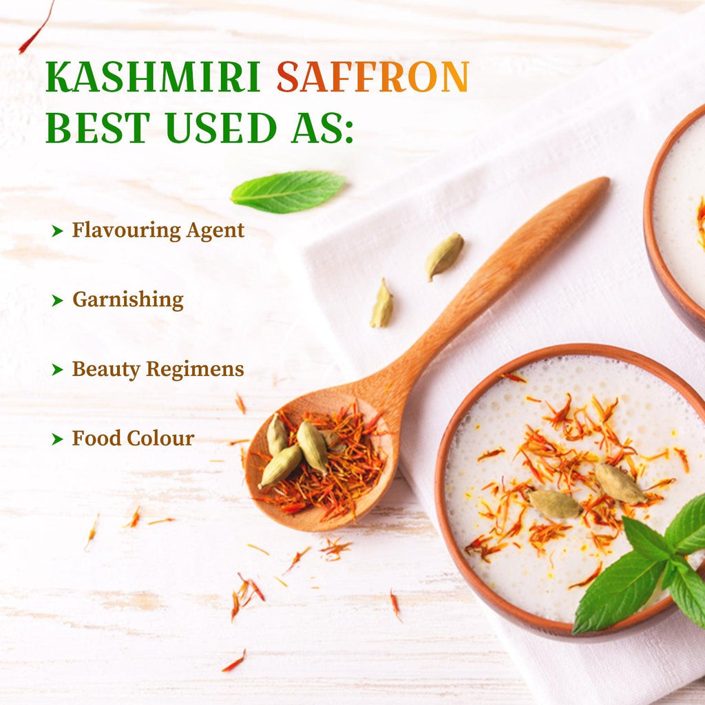 Original kashmiri saffron uses
