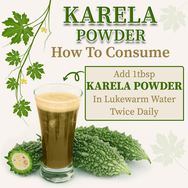 How to consume karela powder
