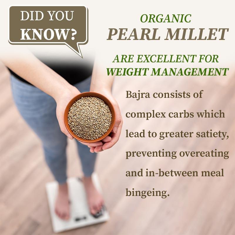 Pearl millet for weight management