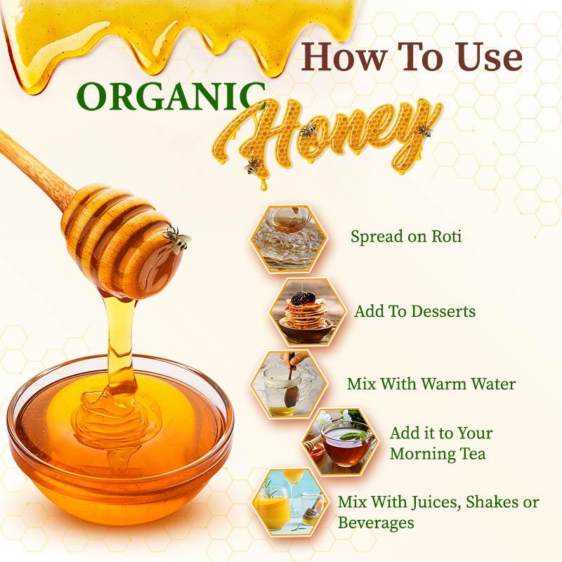 How to use organic honey 