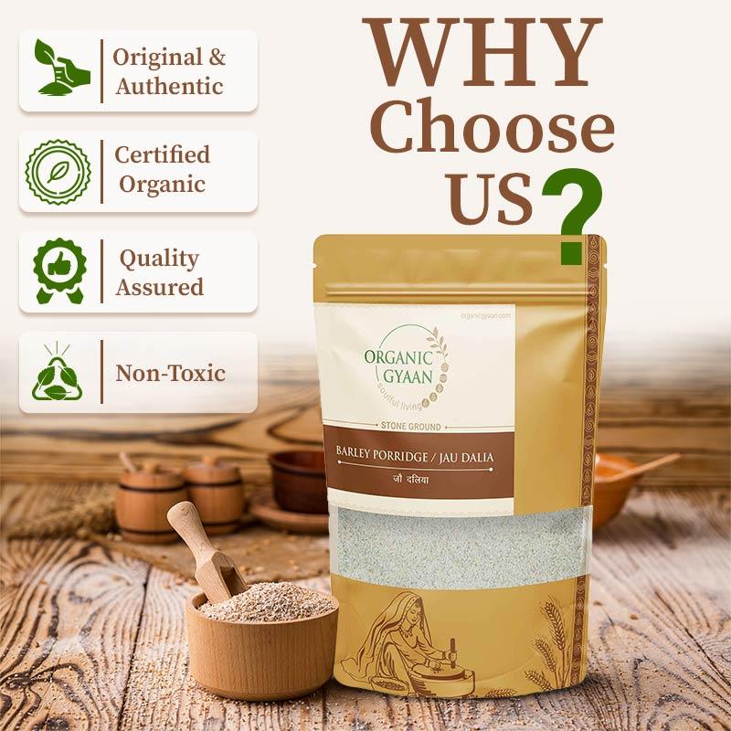 Certified Organic barley dalia