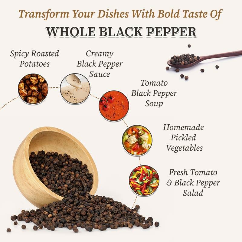 recipes using black pepper / kali mirch