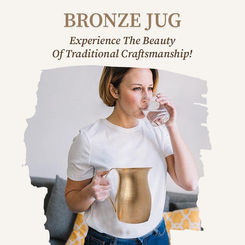 Organic bronze jug matt finish 