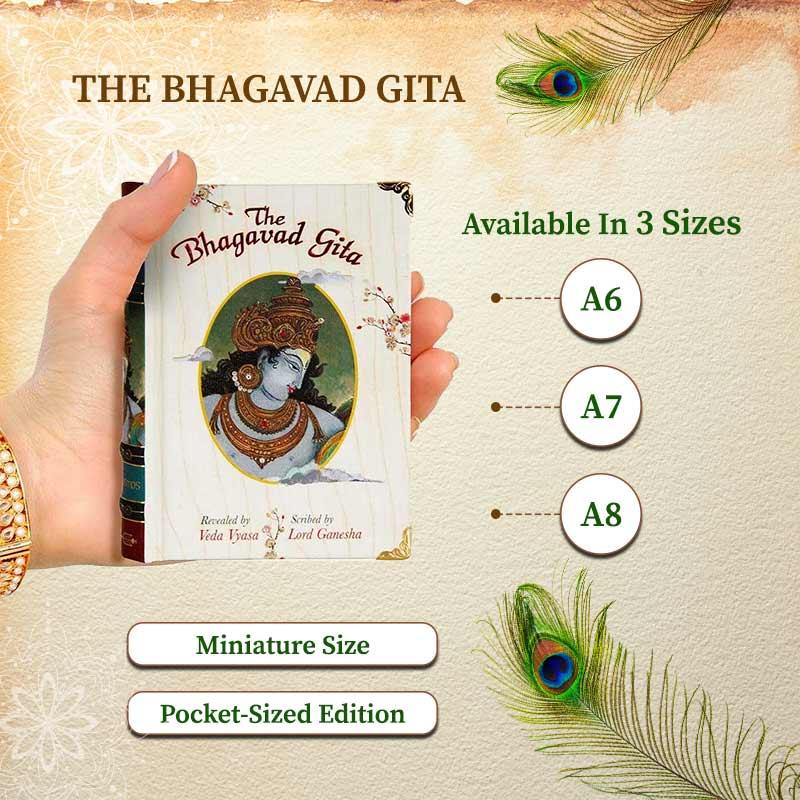 Bhagavad gita available in 3 sizes