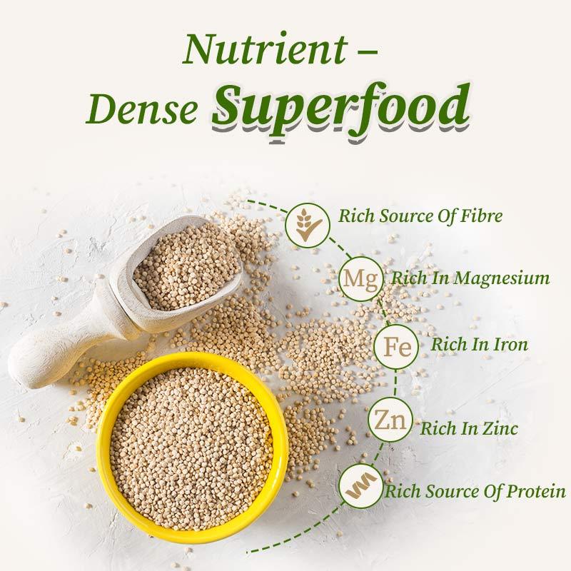 Nutritions in quinoa seeds 