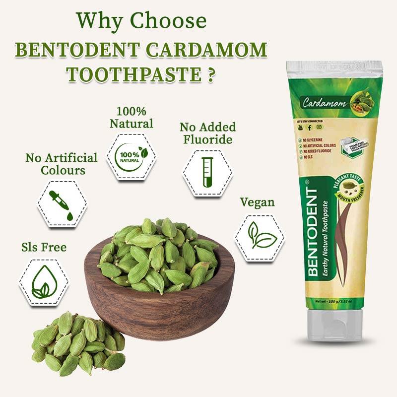 Why to use bentodent cardamom toothpaste