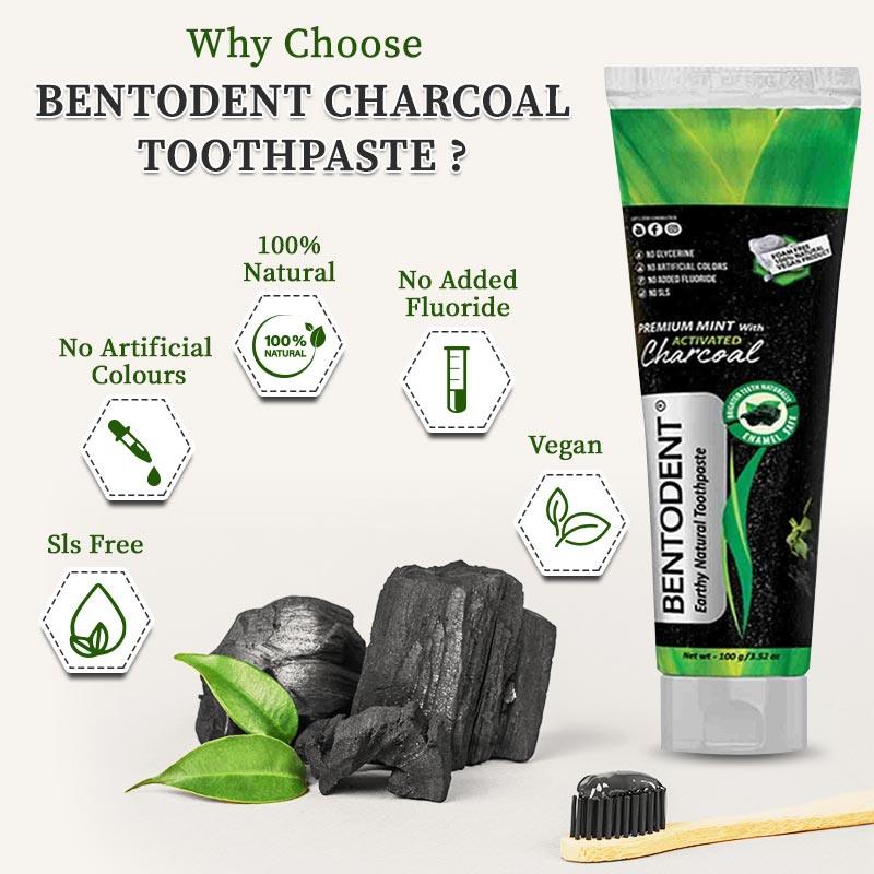 Nutrients of bentodent charcoal toothpaste