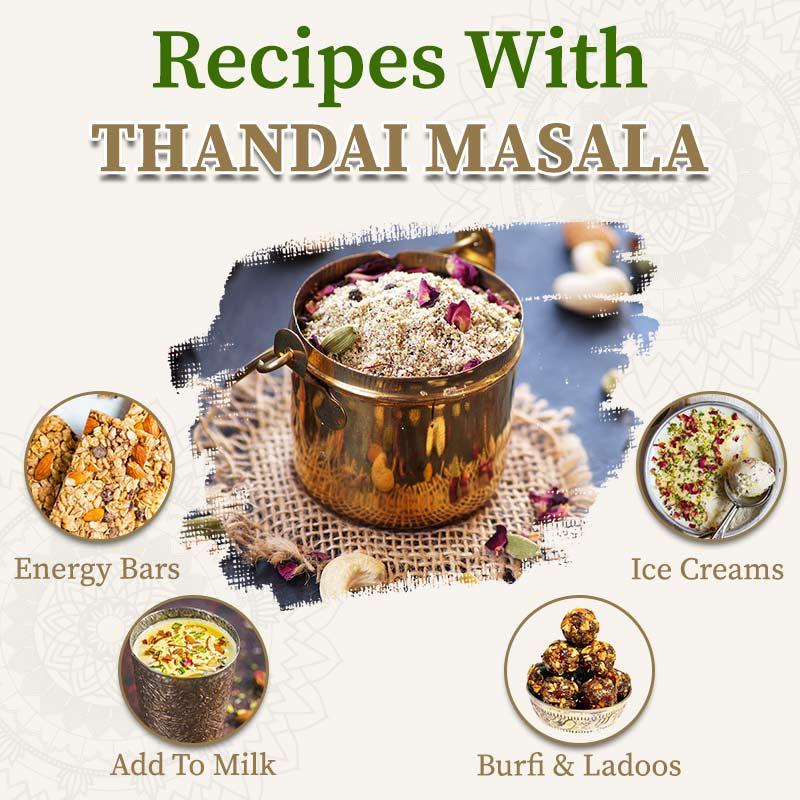 Recipes with thandai masala 