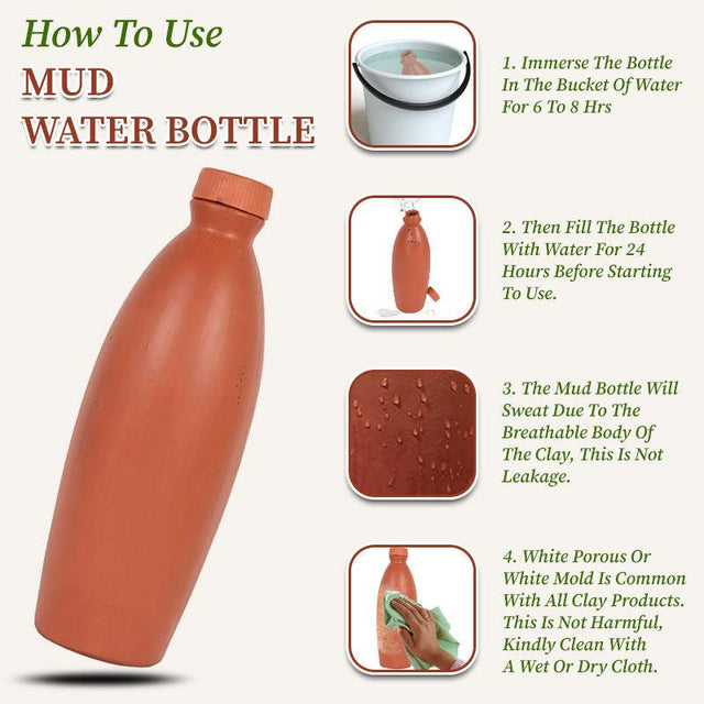 How to use mud water bottle 