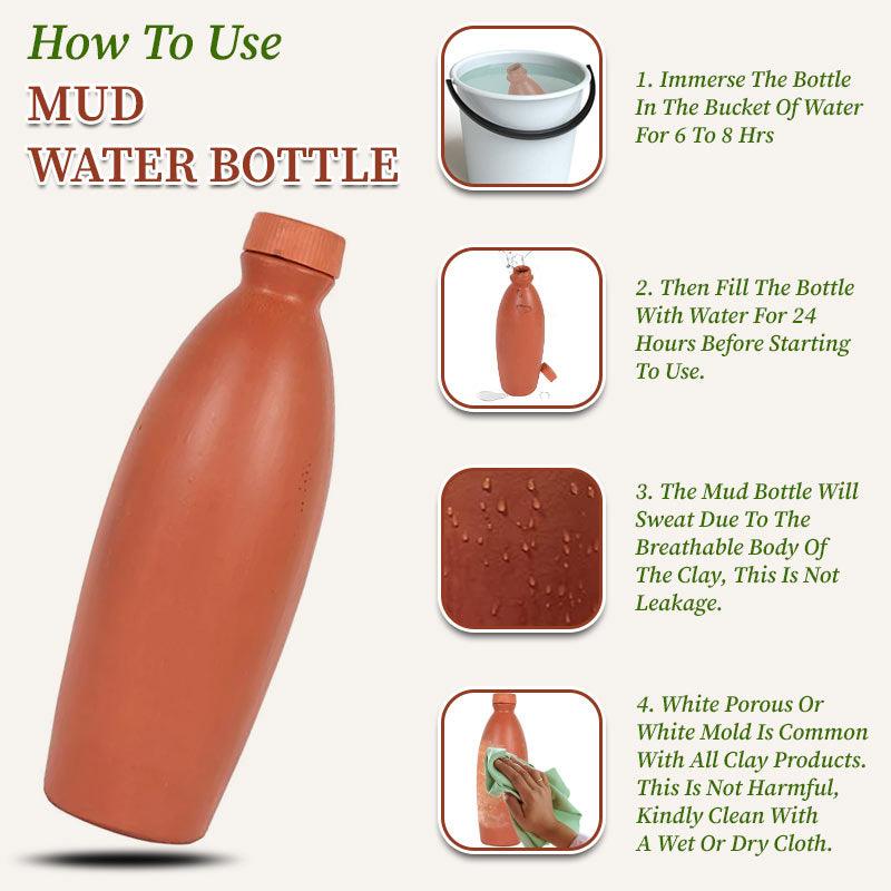 How to use mud water bottle 