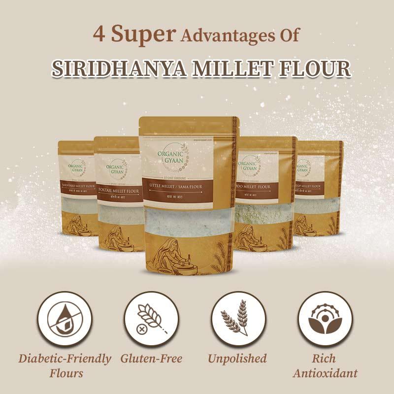 Advantages of siridhanya millet flour