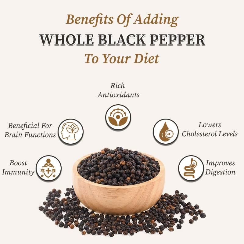 benefits of black pepper / kali mirch