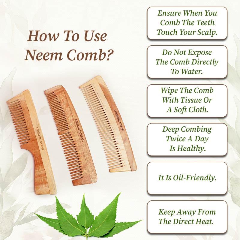 How to use neem comb 