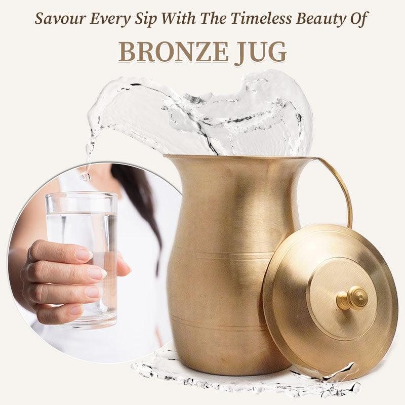 Savour every sip with bronze jug matt finish 