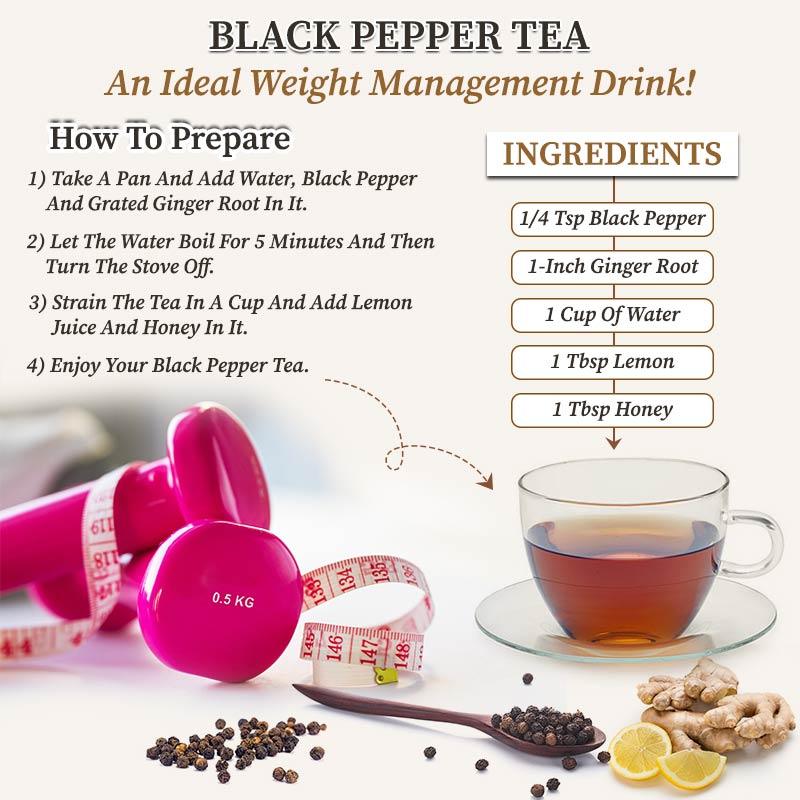 ingredients of black pepper tea