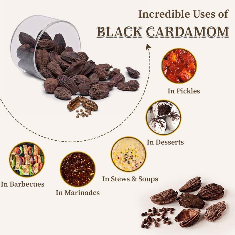 uses of black cardamom