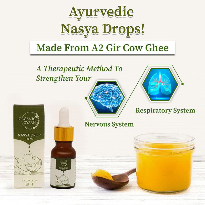 Nasya drops made from a2 ghee