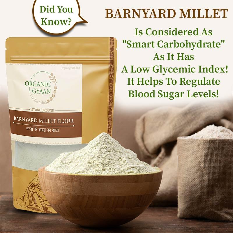 barnyard millet atta helps to regulate blood sugar level
