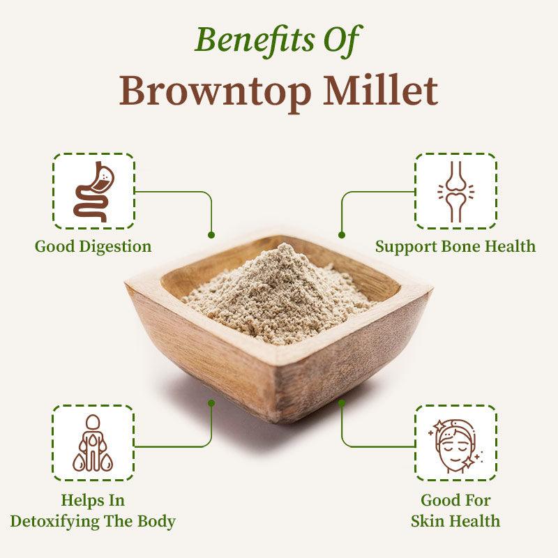 Benefits of brown top millet flour