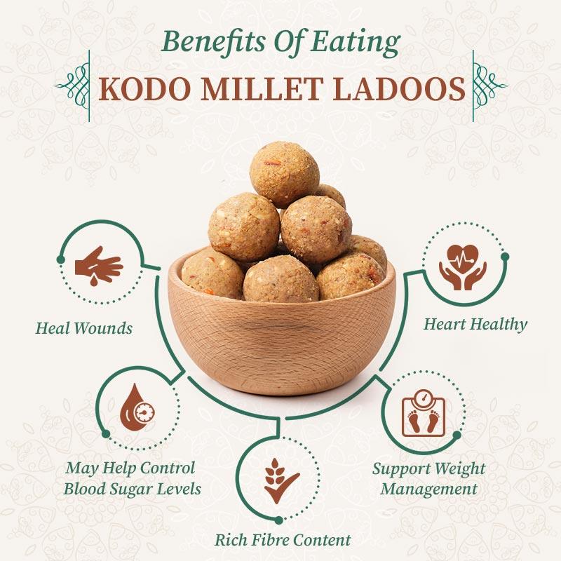 Benefits of kodo millet ladoo