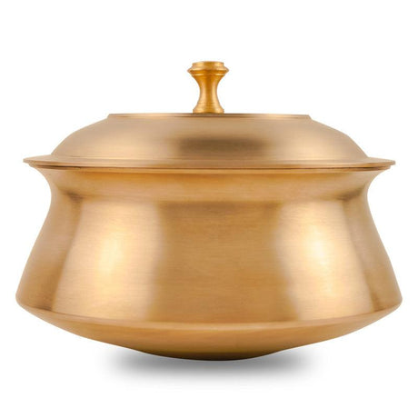 Bronze Serving Handi Matt Finish - Organic Gyaan